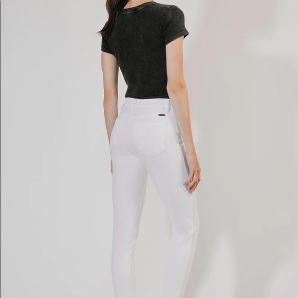 Paige High Rise Ankle Skinny Jeans White - Picture 2 of 6